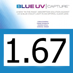 升級 Essilor 1.67 STYLIS AS BLUE UV CAPTURE 鑽晶 濾藍光 超特薄非球面護眼鏡片