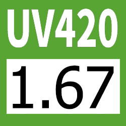 升級 1.67 濾藍光超特薄 雙非球面鏡片